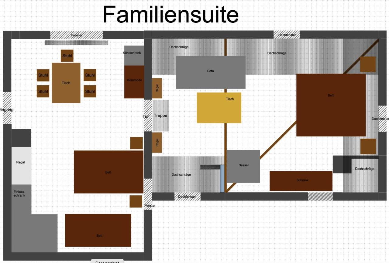 Familiensuite, Zwei Zimmer, Mitbenutzung Von Kuche Und Bad Rott Εξωτερικό φωτογραφία
